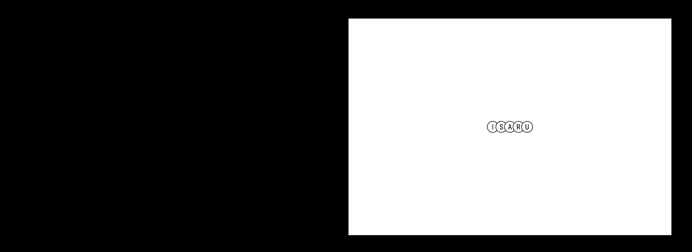 Contraportada en blanco con el logotipo ISARU centrado